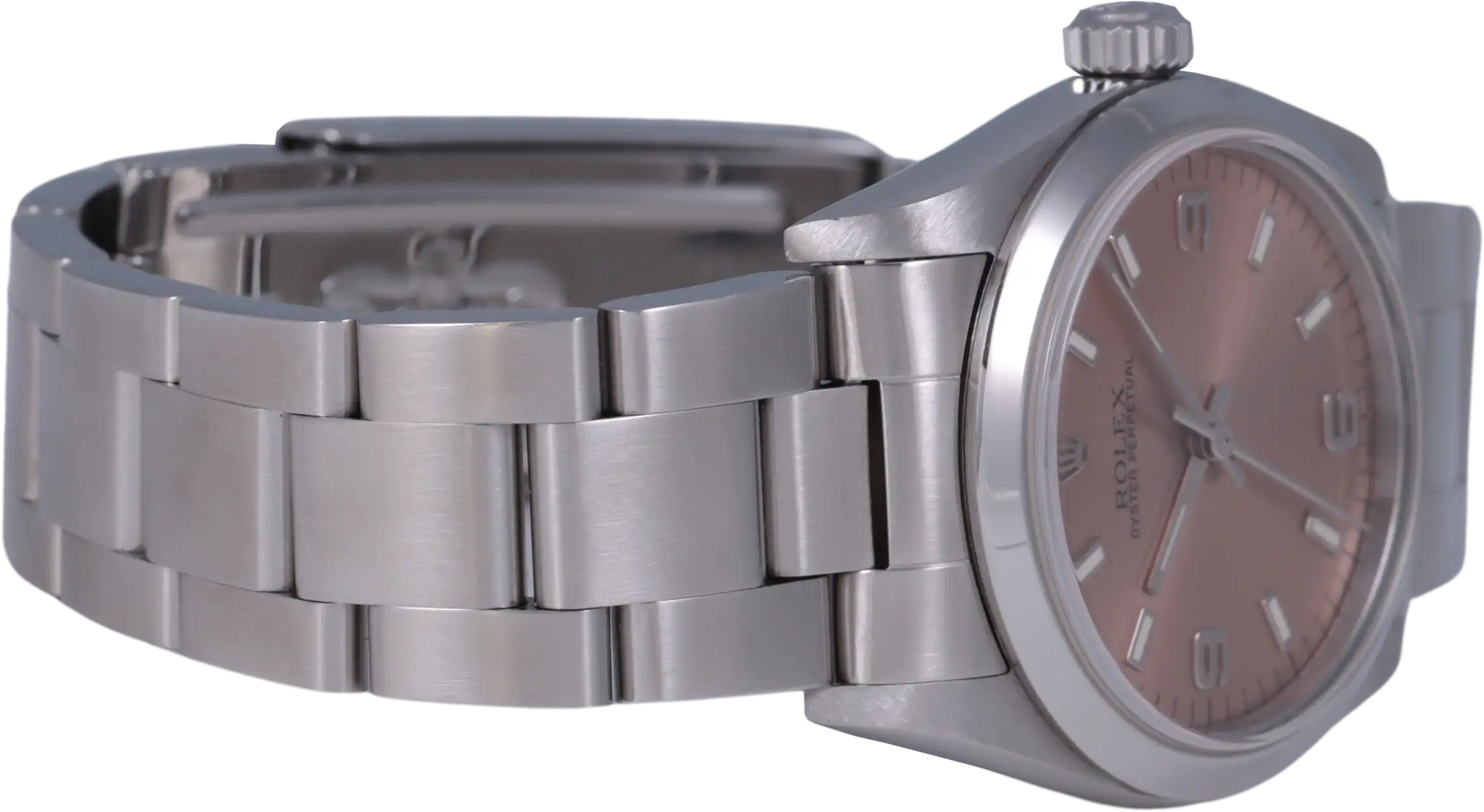 Rolex Oyster Perpetual 31 Sunburst Salmon 77080